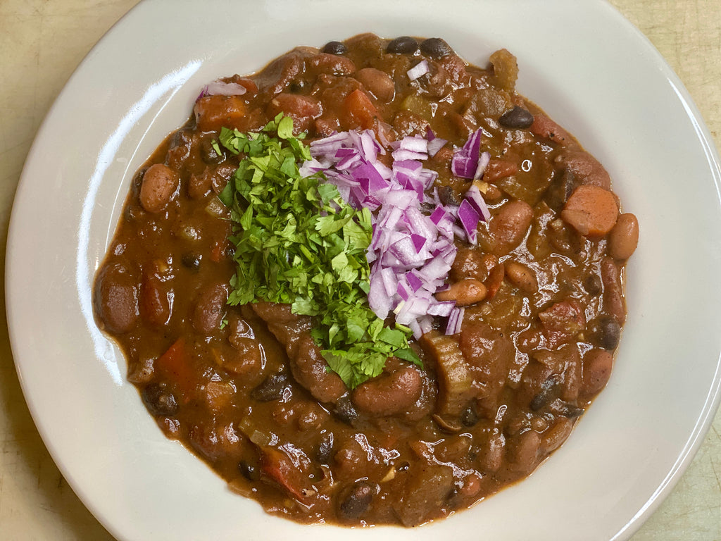 Recipe: Vegan Chili. Healthy, hearty and infused